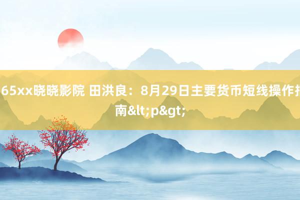 165xx晓晓影院 田洪良：8月29日主要货币短线操作指南<p>