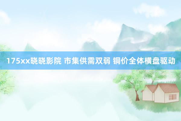 175xx晓晓影院 市集供需双弱 铜价全体横盘驱动