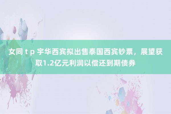 女同 t p 宇华西宾拟出售泰国西宾钞票，展望获取1.2亿元利润以偿还到期债券