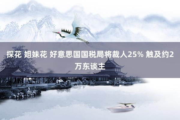 探花 姐妹花 好意思国国税局将裁人25% 触及约2万东谈主